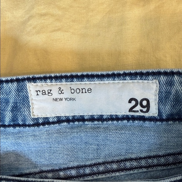 rag & bone DRE Low Rise Slim Boyfriend Jeans Light Wash 29 - Picture 4 of 8